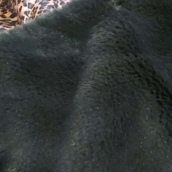 Jessica Simpson Forest Green   Faux Fur Coat - Picture 12 of 17